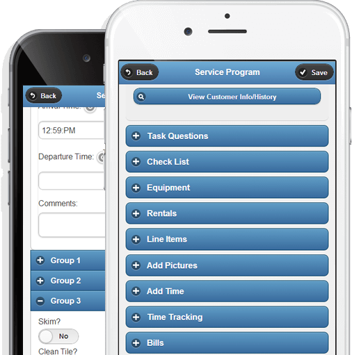 Field Service Management Software on Mobile Device