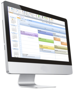 General Service Scheduling Software calendar view on desktop