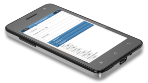 service checklist on mobile app