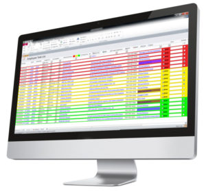 Construction Task Management Software shown on the desktop