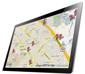Landscaping Equipment Tracking Software on tablet